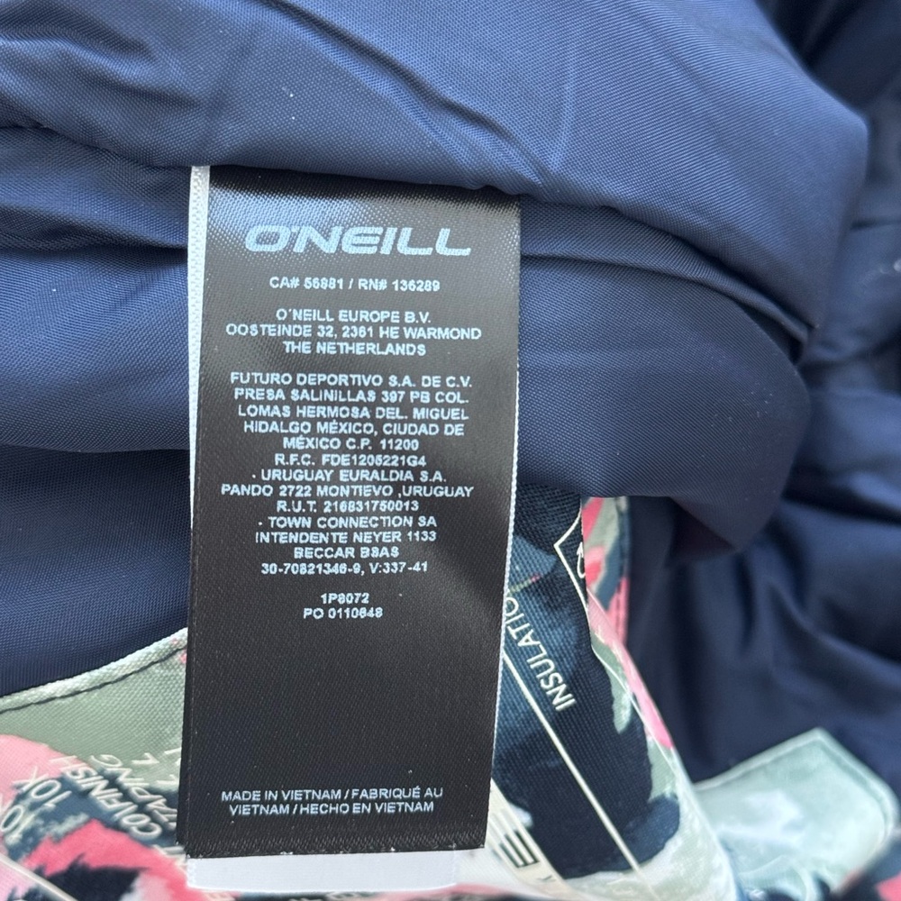 O'NEILL Kids Bottom SNOW PANT - YOUTH GIRLS. Camo Print ( Pink) EU 152. Age10-12 - Picture 5 of 11